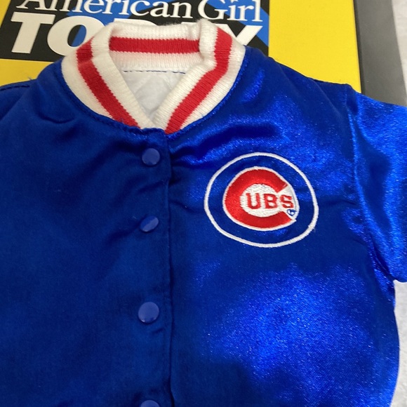 Rare American Girl 2009 Chicago Cubs silk warm up jacket - Picture 3 of 7